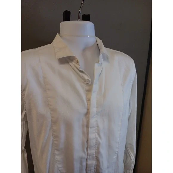 Mens Armani Exchange White Button Down Dress Shirt large - Picture 4 of 6